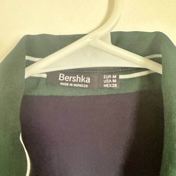 Bershka green and blue long sleeves romper - Picture 2 of 3